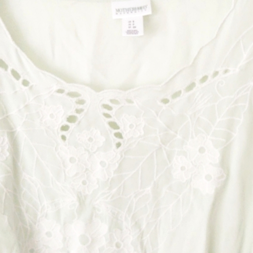 Motherhood Maternity Floral Blouse Green S - Picture 2 of 3